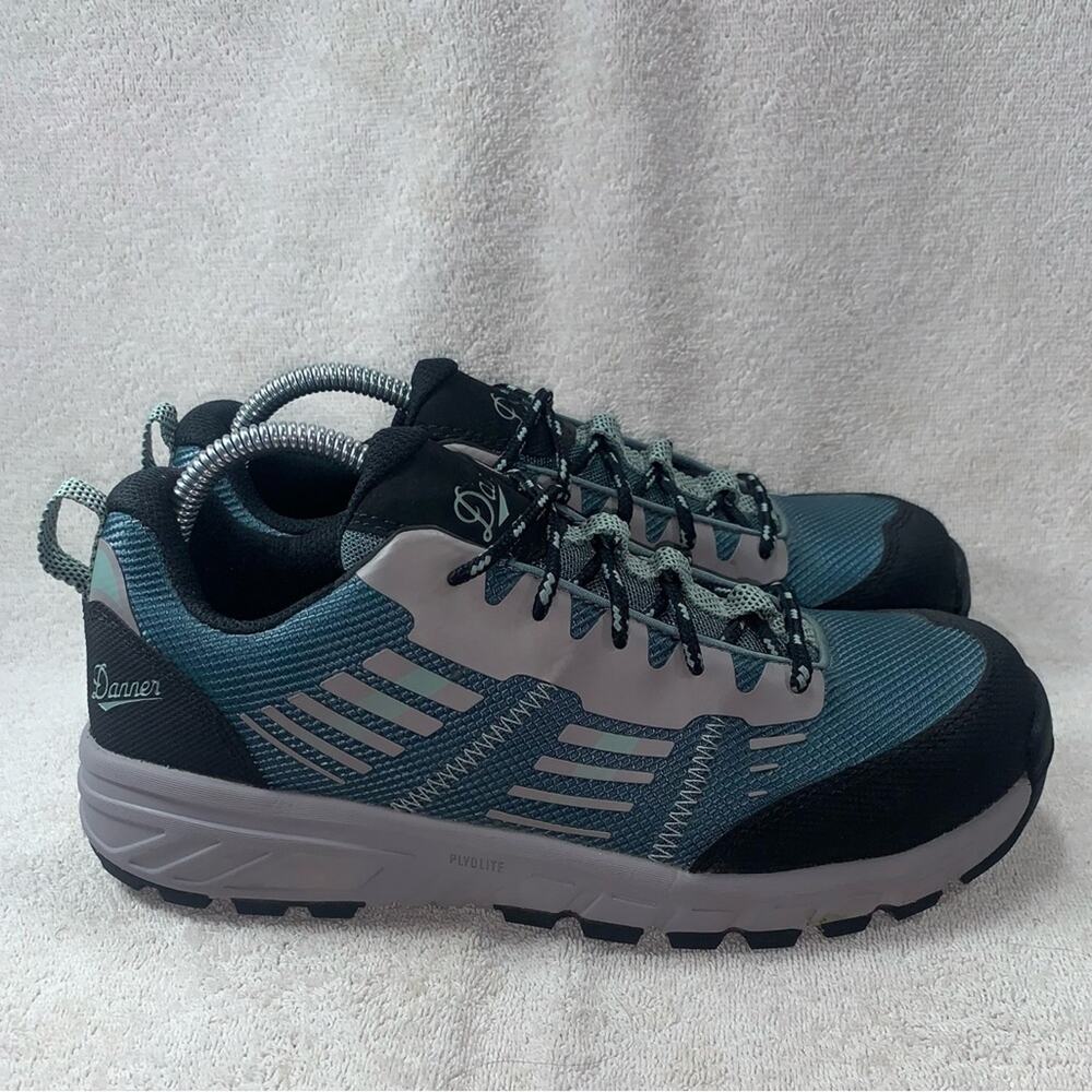 Danner Run Time Safety Work Shoes Teal Black Womens Size 7.5 Sneakers